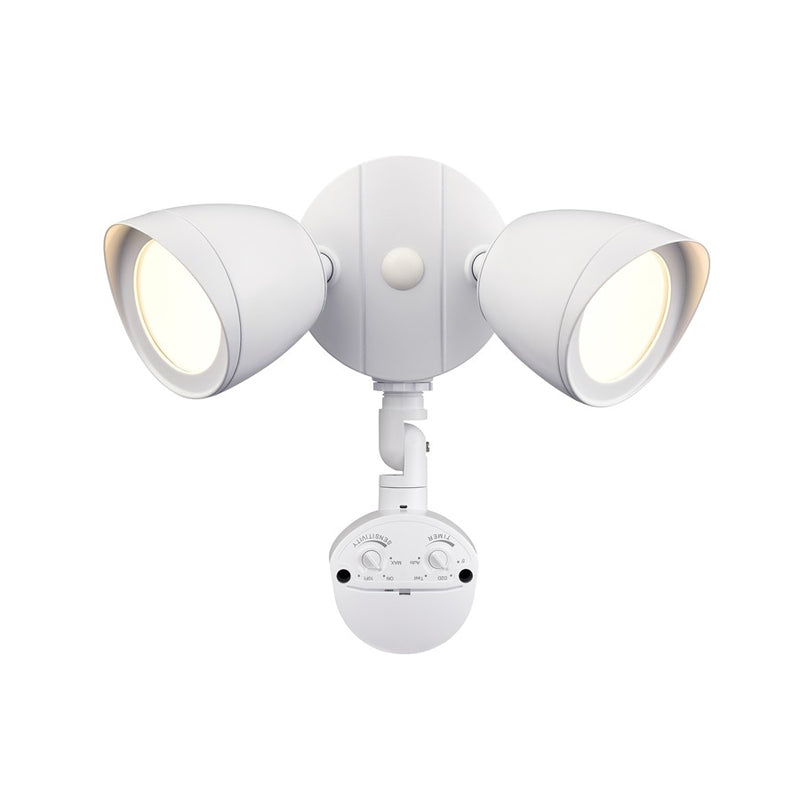 Millennium Lighting 11" Security Flood Light, White/Clear