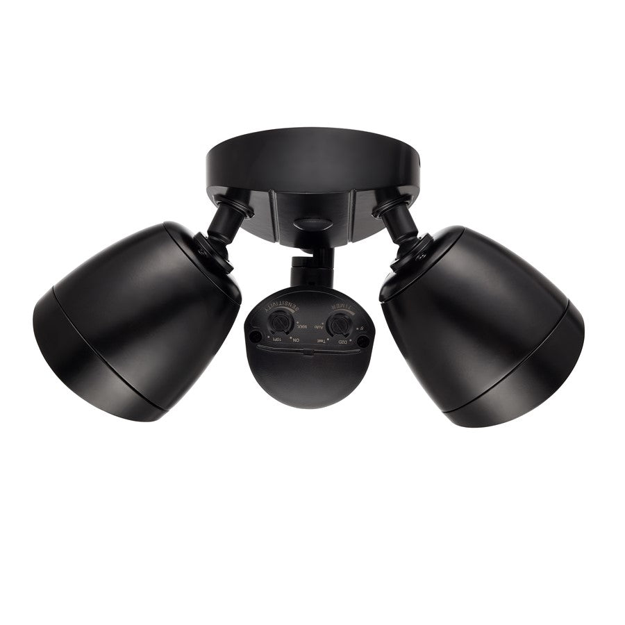 Millennium Lighting 11" Security Flood Light, Black/Clear - M-18002-PBK