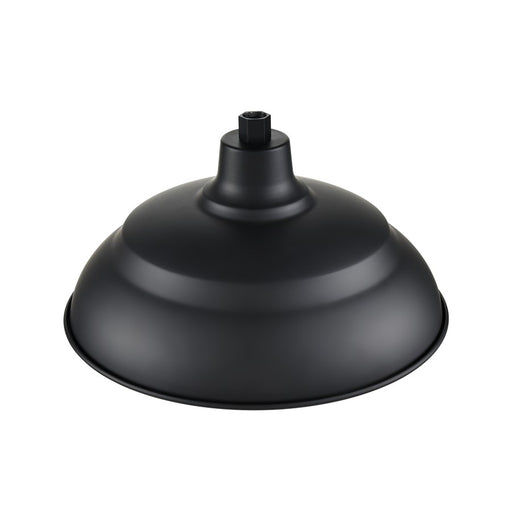 Millennium R Series 1Lt 17" Aluminum Warehouse Shade, Satin Black