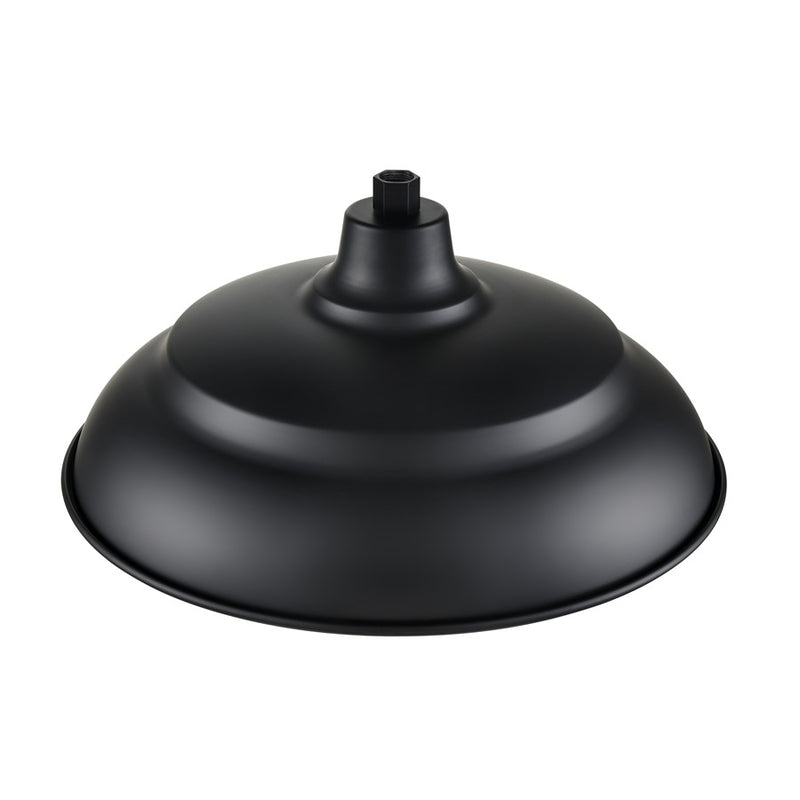 Millennium R Series 1Lt 20" Aluminum Warehouse Shade, Satin Black