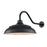 Millennium R Series 1Lt 20" Aluminum Warehouse Shade, Satin Black