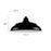 Millennium R Series 1Lt 20" Aluminum Warehouse Shade, Satin Black