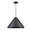 Millennium Lighting R Series 1Lt 13" Cord Hung Cone, Satin Black