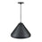 Millennium Lighting R Series 1Lt 13" Cord Hung Cone, Satin Black