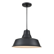 Millennium R Series 1Lt 14" Cord Hung Classic Warehouse, Black - RCLWC14-SB