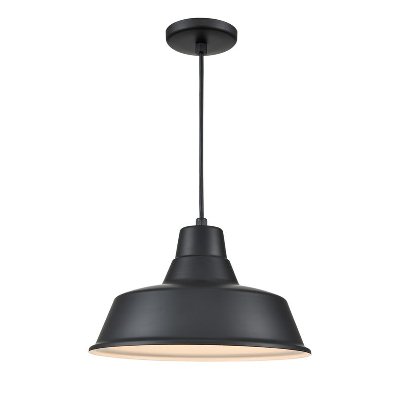Millennium R Series 1Lt 14" Cord Hung Classic Warehouse, Black - RCLWC14-SB