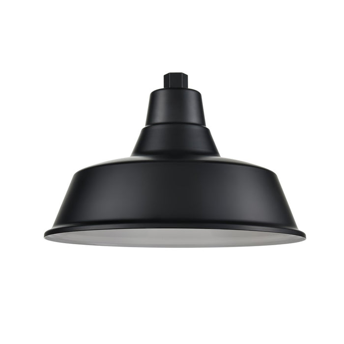 Millennium R Series 1Lt 14" Classic Warehouse Shade, Satin Black - RCLWS14-SB