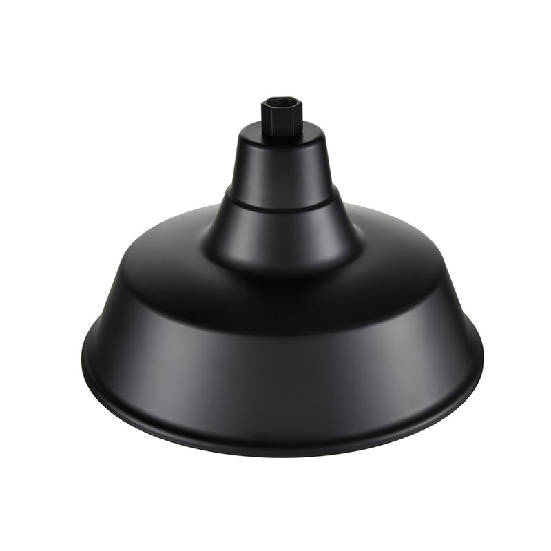 Millennium R Series 1Lt 14" Classic Warehouse Shade, Satin Black