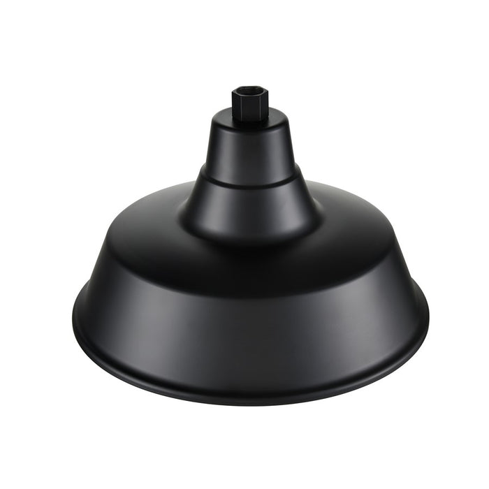 Millennium R Series 1Lt 14" Classic Warehouse Shade, Satin Black