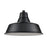 Millennium R Series 1Lt 17" Classic Warehouse Shade, Satin Black - RCLWS17-SB