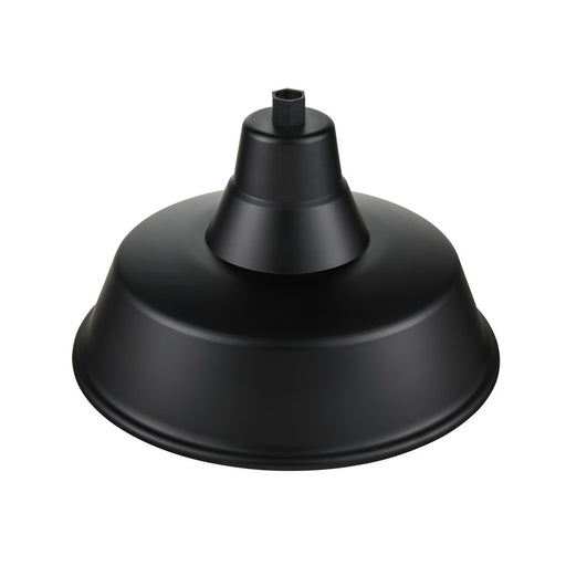 Millennium R Series 1Lt 17" Classic Warehouse Shade, Satin Black