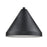 Millennium Lighting R Series 1Lt 17" Cone Shade, Satin Black - RCS17-SB