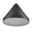 Millennium Lighting R Series 1Lt 17" Cone Shade, Satin Black
