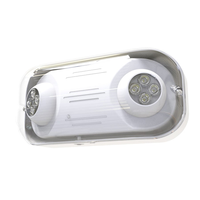 RP Lighting Em Light 120/277V 630lm, White - REL10-W