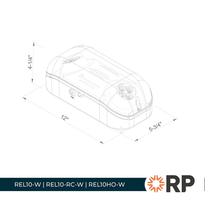 RP Lighting EM Light 120/277V 1450lm, White