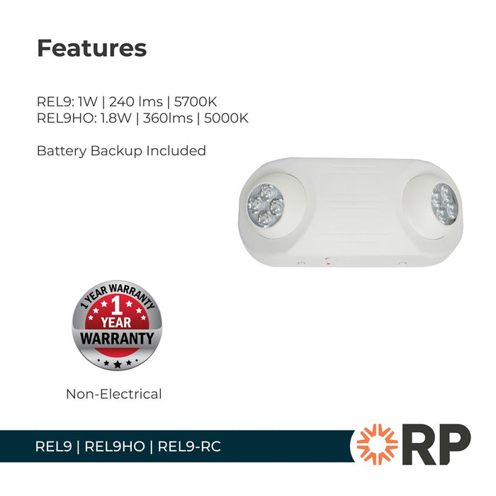 RP Lighting Em Light 120/277V 700lm, White