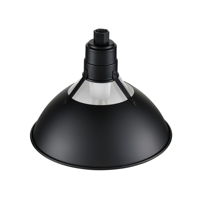 Millennium Lighting R Series 1Lt Glass Cone Shade, Satin Black