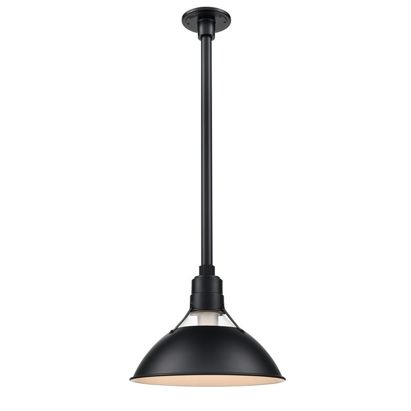 Millennium Lighting R Series 1Lt Glass Cone Shade, Satin Black