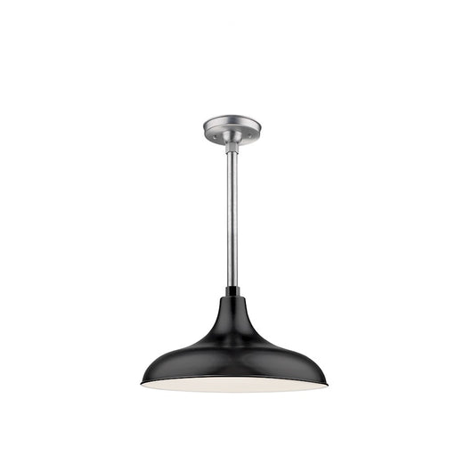 Millennium Lighting R Series 1 Light Warehouse"Shade Only", Black, 9.25