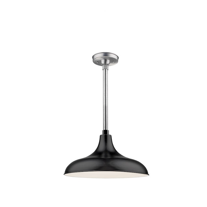 Millennium Lighting R Series 1 Light Warehouse"Shade Only", Black, 9.25