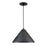 Millennium R Series 1Lt 13" Cord Hung Wide Cone, Satin Black