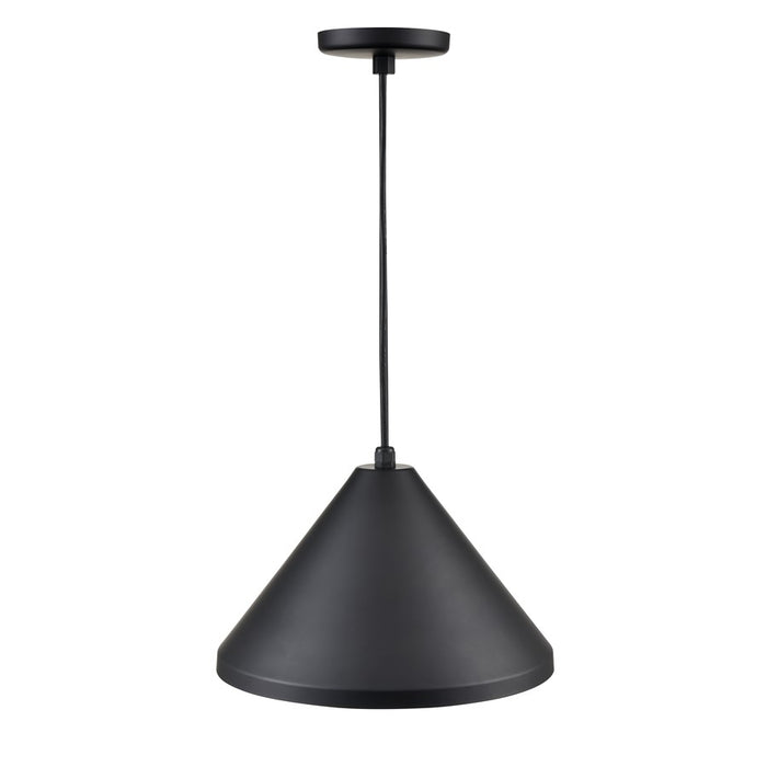 Millennium R Series 1Lt 13" Cord Hung Wide Cone, Satin Black