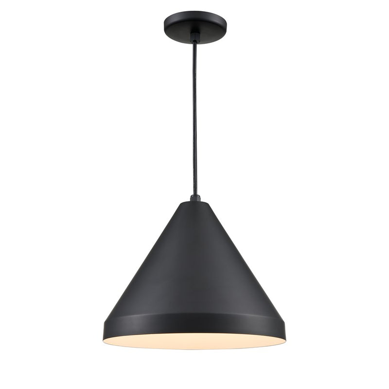 Millennium R Series 1Lt 17" Cord Hung Wide Cone, Satin Black - RWCC17-SB