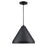 Millennium R Series 1Lt 17" Cord Hung Wide Cone, Satin Black