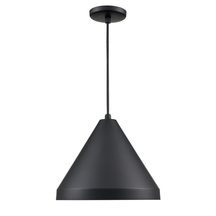 Millennium R Series 1Lt 17" Cord Hung Wide Cone, Satin Black