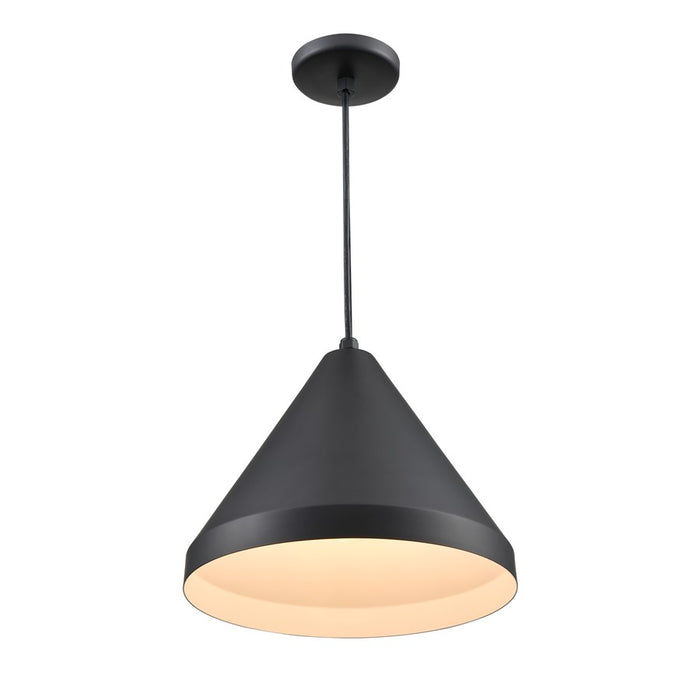 Millennium R Series 1Lt 17" Cord Hung Wide Cone, Satin Black