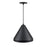 Millennium R Series 1Lt 17" Cord Hung Wide Cone, Satin Black