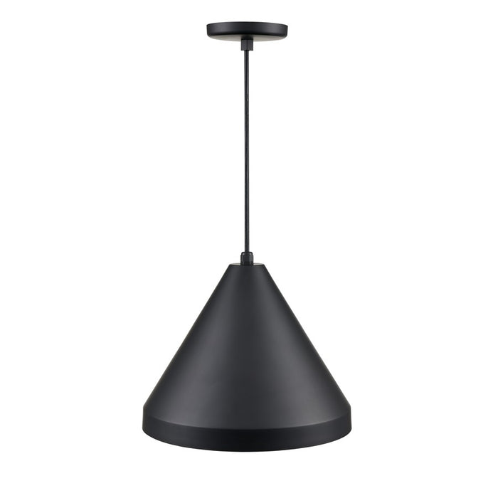 Millennium R Series 1Lt 17" Cord Hung Wide Cone, Satin Black