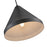 Millennium R Series 1Lt 17" Cord Hung Wide Cone, Satin Black