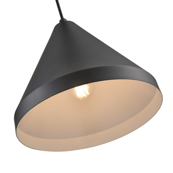 Millennium R Series 1Lt 17" Cord Hung Wide Cone, Satin Black