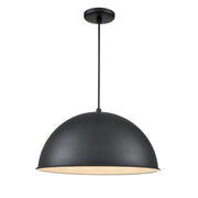Millennium R Series 1Lt Cord Hung Wide Deep Bowl, Satin Black - RWDBC18-SB