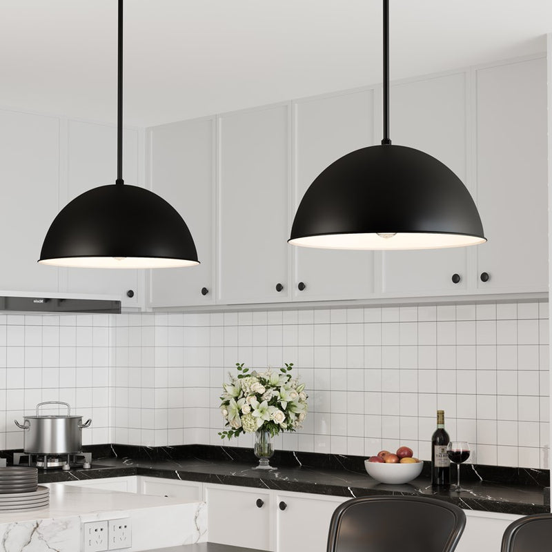 Millennium R Series 1Lt Cord Hung Wide Deep Bowl, Satin Black