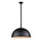 Millennium Lighting R Series 1Lt Wide Deep Bowl, Satin Black