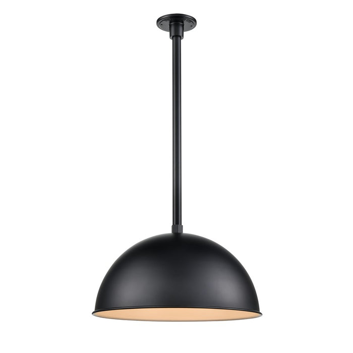 Millennium Lighting R Series 1Lt Wide Deep Bowl, Satin Black