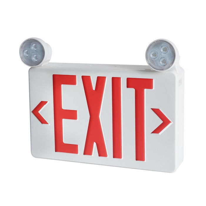 RP Lighting DIS-H/O Em Exit 120/277VAC Universal S/D, White - RXEL40RWSD