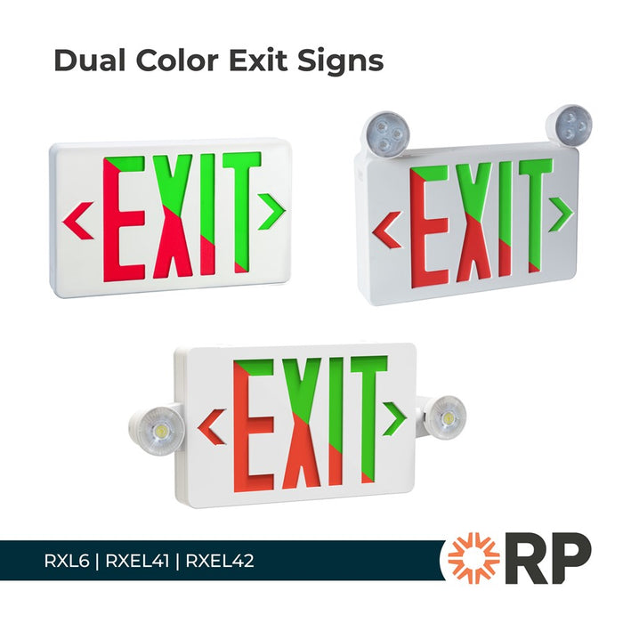 RP Lighting Em Light 120/277V 200lm DF DCO, White
