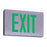 RP Lighting LED Di-Cast Exit Green Single Face, White - RXL15-1GBA