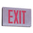 RP Lighting LED Di-Cast Exit Red Double Face, White - RXL16-1RBA