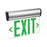 RP Lighting 1Lt Slope Ceiling Edge Lit Exit, Single Face, Aluminum - RXL17GBA