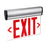 RP Lighting 1Lt Slope Ceiling Lit Exit, Single Face-SD, Alum/Clr - RXL17RBA-SD