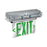 RP Lighting 1Lt Edge Lt Exit/Recess Mt/Double Face, Alum/Clr - RXL34GBA