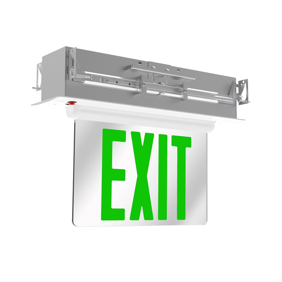 RP Lighting Edge Exit Recess Mount Double Face, White - RXL34GW