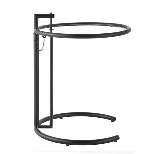 Modway Eileen Gray Metal Side Table, Black - EEI-125-BLK