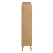 Modway Transmit 7 Shelf Grain Bookcase, Oak - EEI-2529-OAK