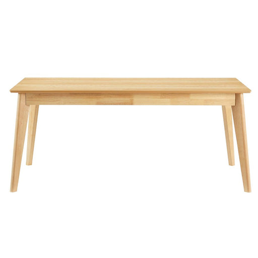 Modway Oracle 69" Rectangle Dining Table, Oak