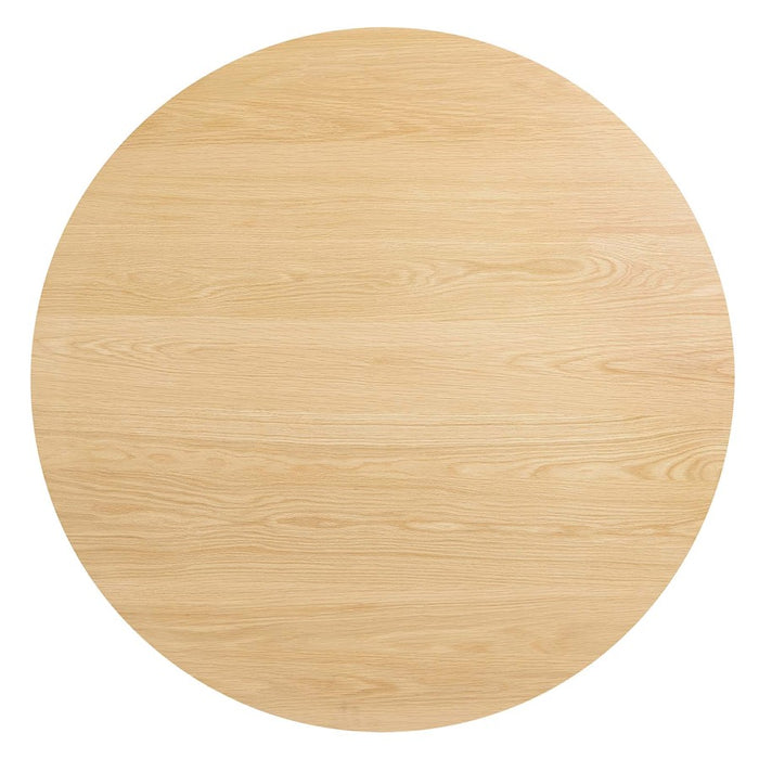 Modway Vision 45" Round Dining Table, Oak